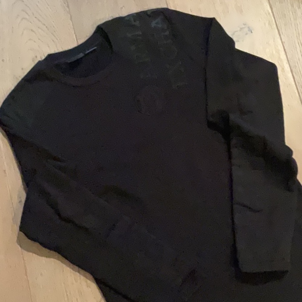 Black Armani Exchange A/X shirt 100% cotton definately unisex design